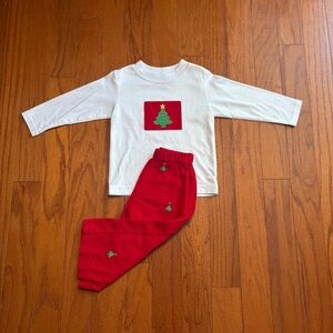 Anavini Christmas Tree 2 Piece Set size 2T